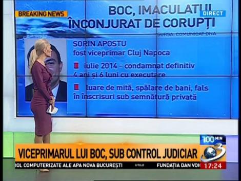 Viceprimarul lui Emil Boc, sub control judiciar