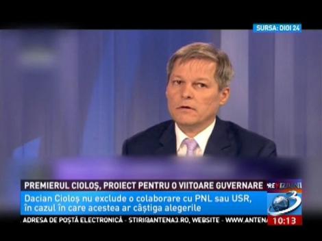 Premierul Cioloș, proiect pentru o viitoare guvernare