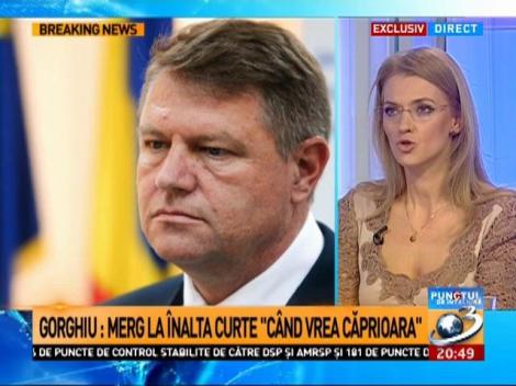 Alina Gorghiu, despre "tripleta" Iohannis-Cioloş-PNL