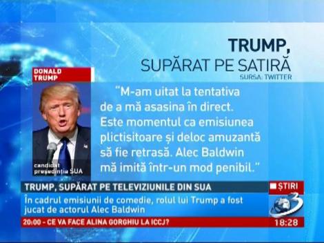 Donald Trump, supărat pe televiziunile din SUA