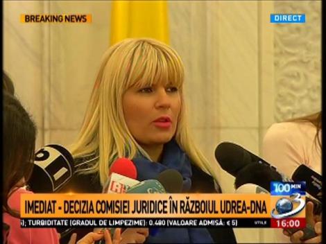 Comisia juridică a avizat urmărirea penală &icirc;n cazul Elenei Udrea. Fostul ministru: Să nu se amestece Kovesi &icirc;n campanie
