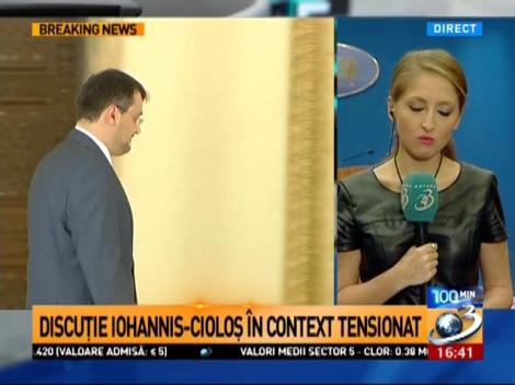 Cioloș &icirc;i dă raportul lui Iohannis