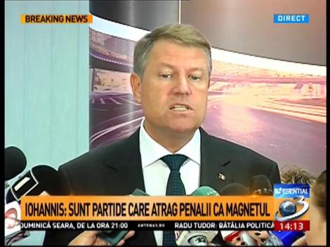 Klaus Iohannis: Niciun partid nu e foarte bine reformat și modern