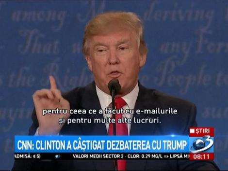 Dezbaterea finală Clinton vs. Trump. Cine a c&acirc;știgat ultima discuție &icirc;nainte de alegerile prezidențial