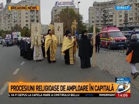 Zi importantă pentru creştinii ortodocşi: Moaștele Sf. Dimitrie, &icirc;n procesiune prin București