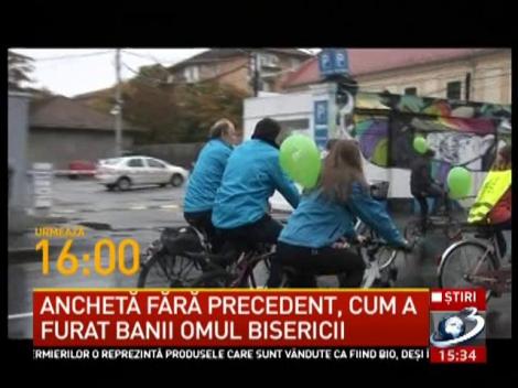 Timișorenii au pedalat alături de Michael Cramer