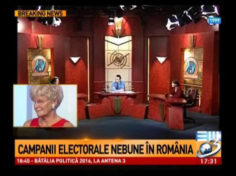 Rona Hartner, atacată &icirc;n direct de Corneliu Vadim Tudor