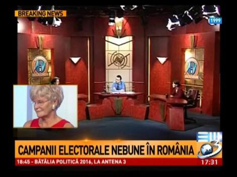 Rona Hartner, atacată în direct de Corneliu Vadim Tudor