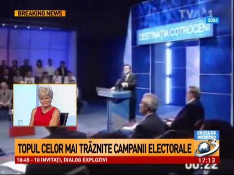 Vadim, Becali și Băsescu, în dezbaterea electorală din 2004