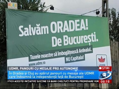 UDMR, panouri cu mesaje pro autonomie