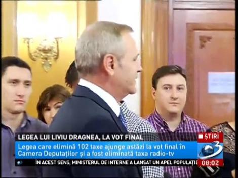 Legea care elimină 102 taxe, la vot final