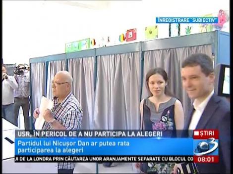 USR, &icirc;n pericol de a nu participa la alegeri