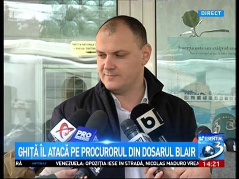 Ghiță îl atacă pe procurorul din dosarul Blair