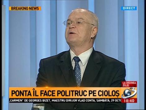 La ordinea zilei. Ponta &icirc;l face politruc pe Dacian Cioloș