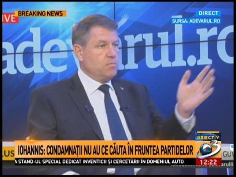 Iohannis: Unele partide au mimat reforma