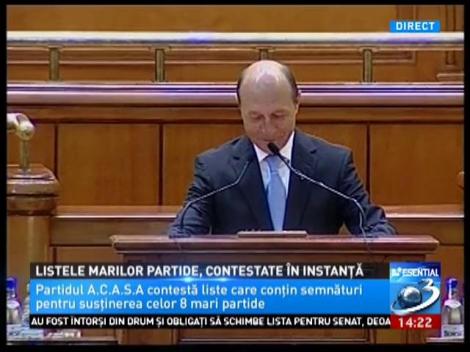 Listele marilor partide, contestate în instanță