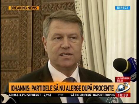 Klaus Iohannis &icirc;i răspunde lui Tăriceanu: Hoțul strigă hoții