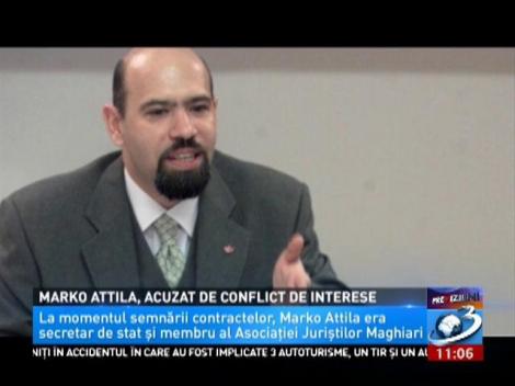 Marko Attila, acuzat de conflict de interese