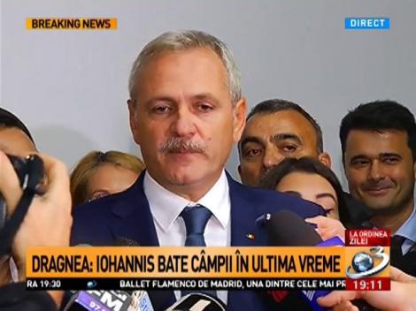 Liviu Dragnea, atac furibund la adresa lui Iohannis: "Omul acesta bate câmpii! El a fost un candidat penal"