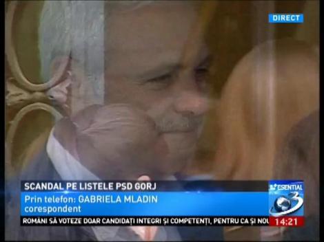 Scandal pe listele PSD Gorj