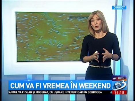 Cum va fi vremea în weekend