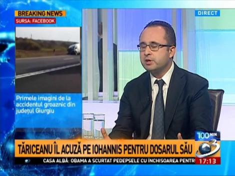 Tăriceanu &icirc;l acuză pe Iohannis pentru dosarul său