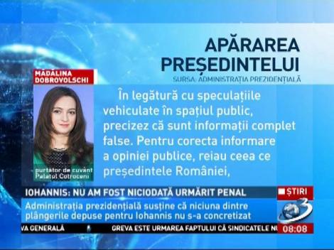 Iohannis: Nu am fost niciodată urmărit penal