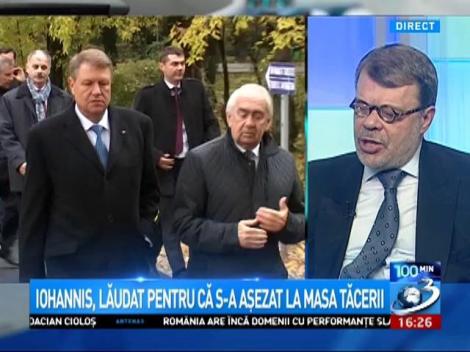 Laude pentru Iohannis la "masa tăcerii"