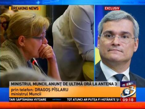 Ministrul Muncii: Mi se pare că PSD și ALDE sunt dezlănțuite în acest moment în a obține, cu orice preț, voturi