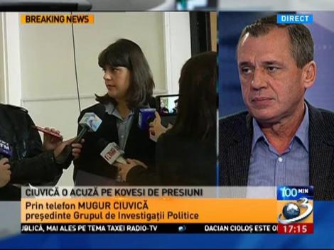 Kovesi cere audierea la comisia care decide plagiatul, Ciuvica cere şi el audierea &icirc;n cazul tezei lui Kovesi