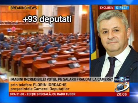 Florin Iordache, despre votul pe legea salariilor