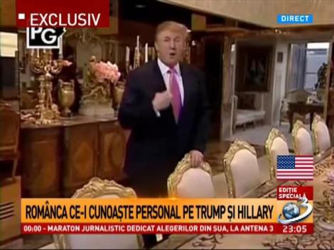 &Icirc;i cunoaște personal pe Donald Trump și Hillary Clinton. Cine e rom&acirc;nul privilegiat