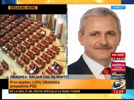 Liviu Dragnea, reacție nervoasă la Antena 3