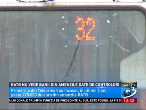 RATB dă amenzi aproape degeaba