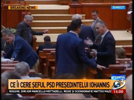 Dragnea, scrisoare către Klaus Iohannis