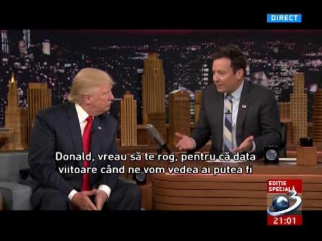 Noul președinte al Statelor Unite, ciufulit &icirc;n direct la televizor