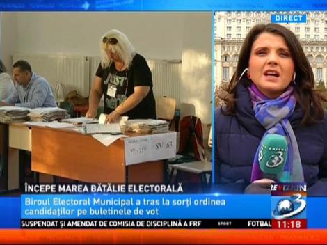 &Icirc;ncepe marea bătălie electorală