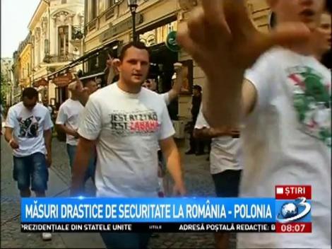 Măsuri drastice de securitate la România-Polonia