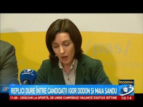 Income: Alegeri prezidențiale &icirc;n Republica Moldova, replici dure &icirc;ntre candidați
