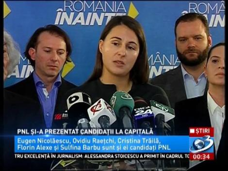 PNL și-a prezentat candidații la Capitală