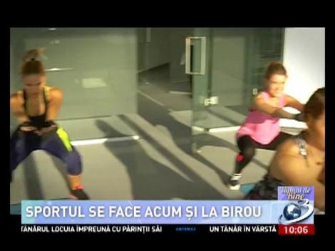 Numai de bine: Sportul se face acum și la birou