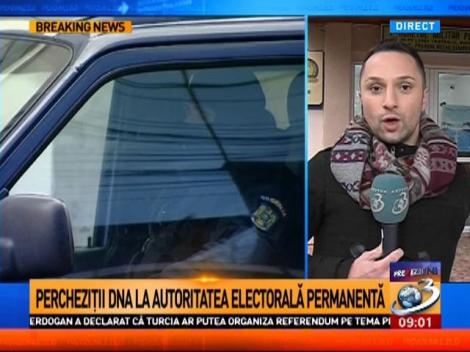 Percheziții DNA Ploiești la sediul Autorității Electorale Permanente