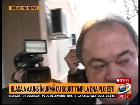 Fostul șef al PNL, Vasile Blaga, din nou în fața procurorilor DNA