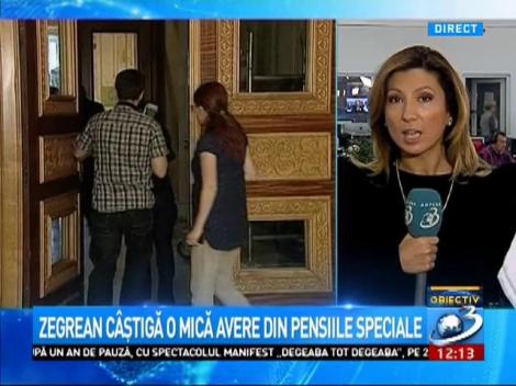 Zegrean c&acirc;știgă o mică avere din pensiile speciale