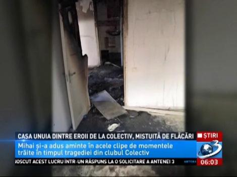 Focul, o teroare continuă! Un supraviețuitor al tragediei din Colectiv, din nou la un pas de moarte. Locuința lui s-a făcut scrum