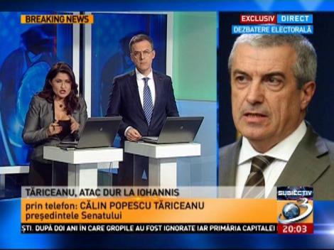 Tăriceanu: Iohannis este agentul electoral al PNL