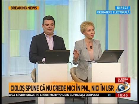 Cioloş spune că nu crede nici în PNL, nici în USR