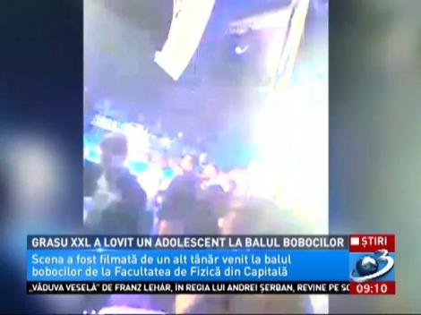 Grasu XXL a lovit un adolescent la Balul Bobocilor
