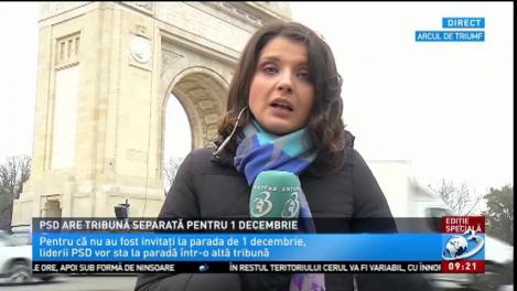 PSD are tribună separată pentru parada militară de 1 Decembrie