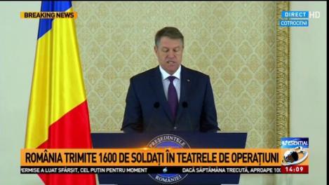 Rom&acirc;nia trimite 1600 de soldați &icirc;n teatrele de operațiuni